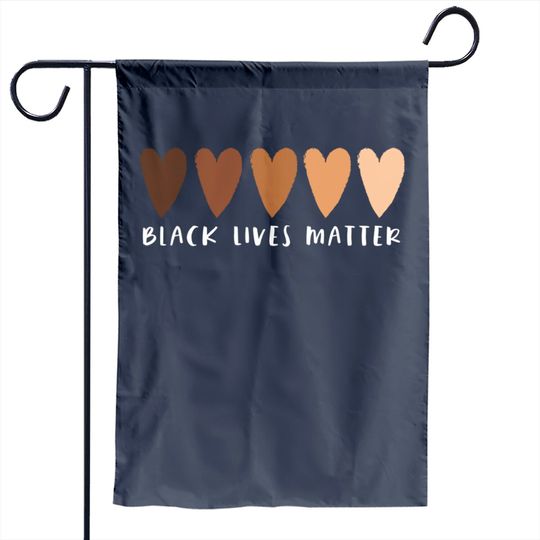 Discover Blm Black Lives Matter Heart Garden Flag