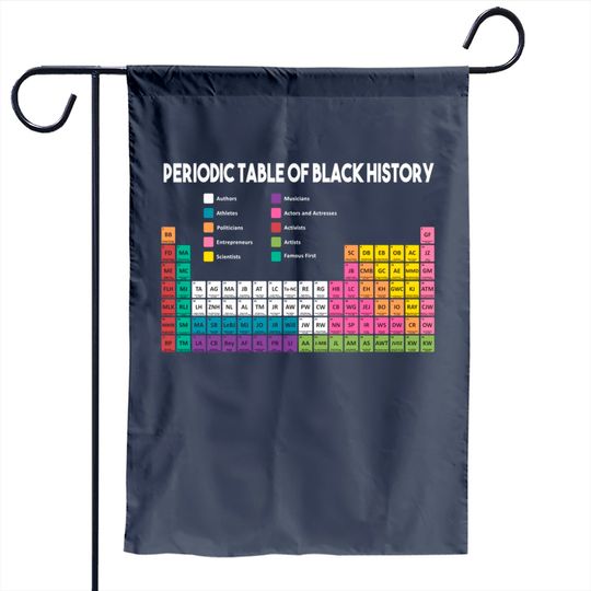 Discover Periodic Table Of Black History Garden Flag