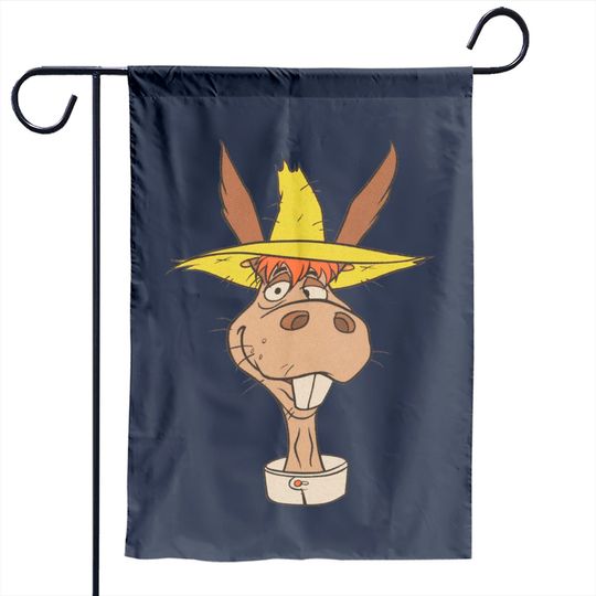 Discover Hee Haw Donkey Vintage Screenprint Country Music Mascot - Hee Haw - Garden Flag