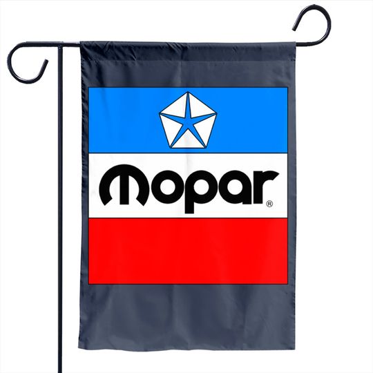 Discover Classic Mopar Block Logo - Mopar - Garden Flag
