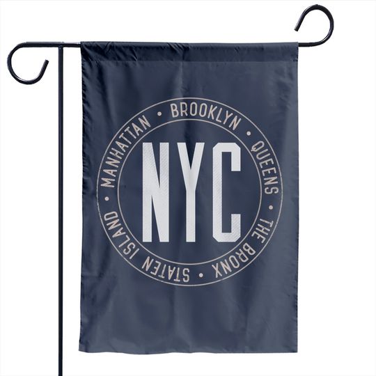 Discover New York Boroughs Five Boroughs Nyc Lovers And Residents Garden Flag