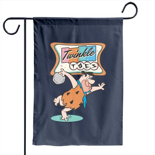 Discover The Flintstones Twinkle Toes Fred Flintstone Bowling Alley Garden Flag