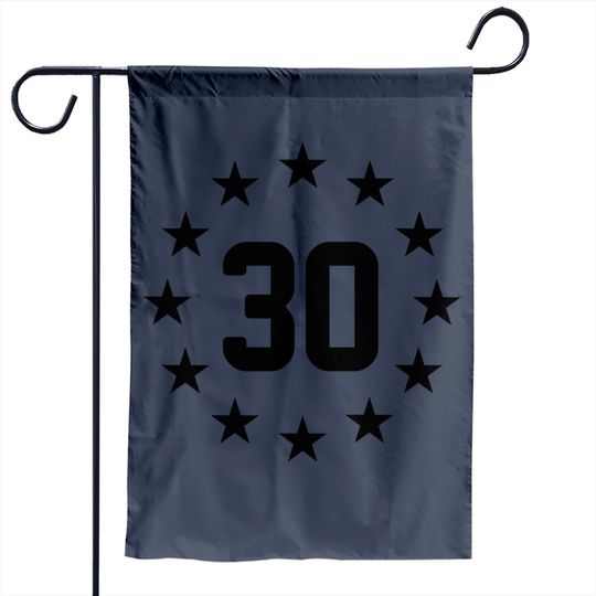 Discover 30 Years Garden Flag