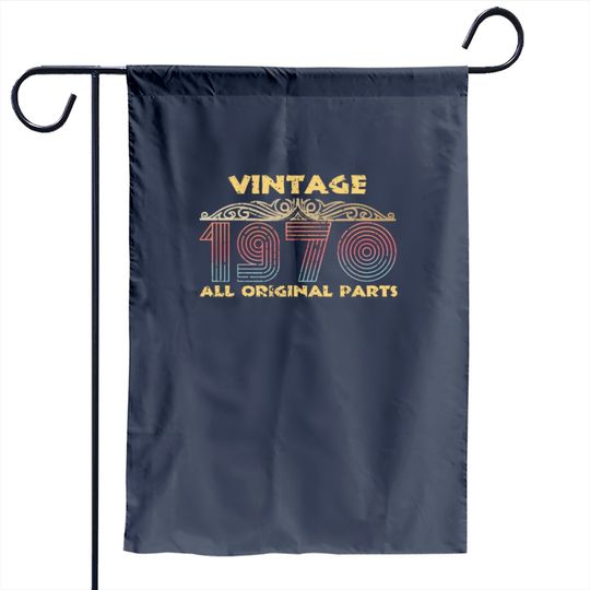 Discover 50 Years 50th Birthday 1970 Happy Birthday 50 Plus Garden Flag