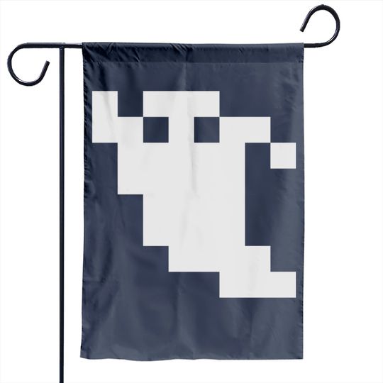 Discover 8 Bit Pixel Ghost Garden Flag