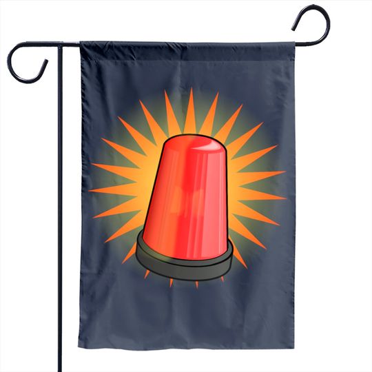 Discover Orange Light Alarm Garden Flag