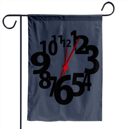 Discover Uhr Zeit Watch Clock Time Hourglass Sanduhr150 Garden Flag