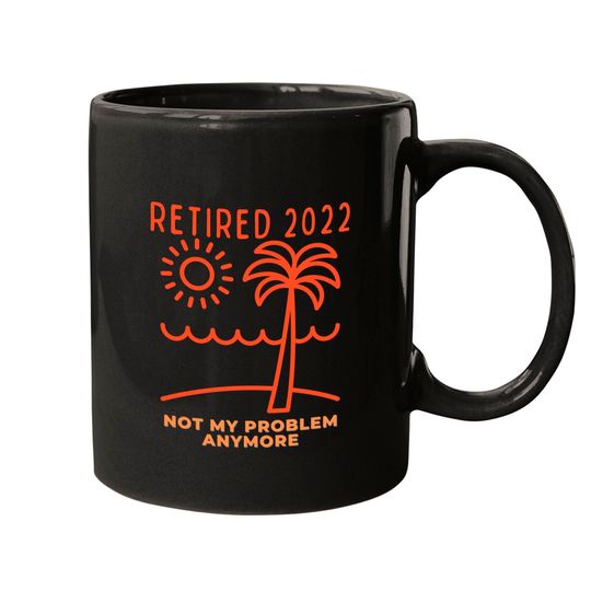 Discover Retired 2022 Funny Retirement Gift Mugs