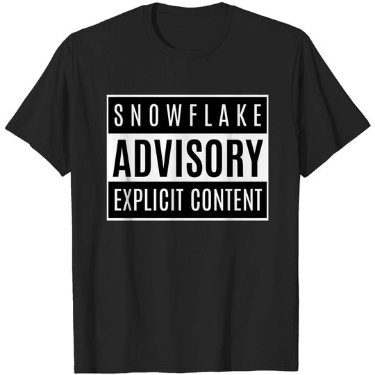 Discover Kid Rock Snowflake Advisory Explicit Content T-Shirts