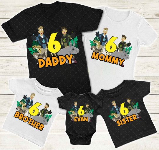 Discover Wild Kratts Shirt Custom Party Birthday Family Matching Shirt