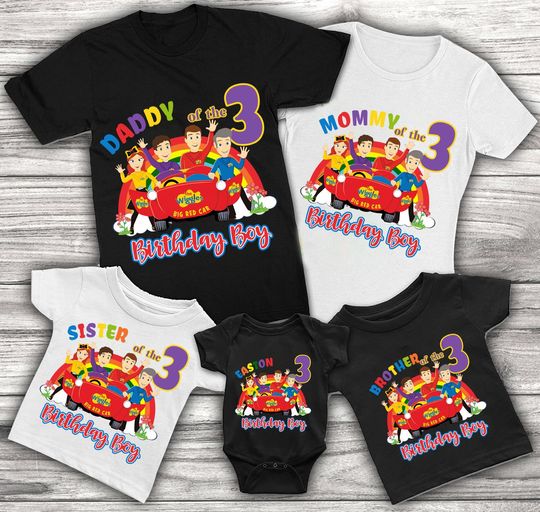 Discover Wiggles Custom Birthday Personalized T Shirt