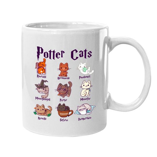 Discover Potter Cats Cute Harry Pawter Kitten gift for Girls Mugs