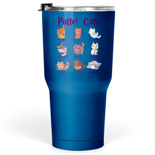 Discover Potter Cats Cute Harry Pawter Kitten gift for Girls Tumblers 30 oz