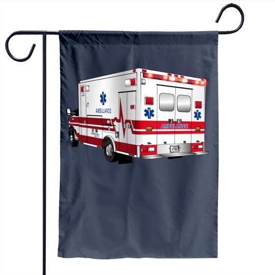 Discover Ambulance Vehicle Garden Flag