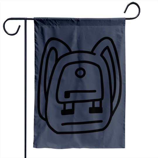 Discover Bagpack Garden Flag