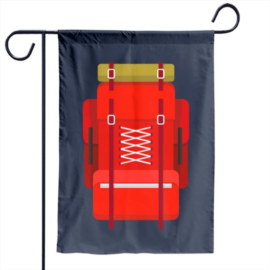 Discover Bagpack Garden Flag