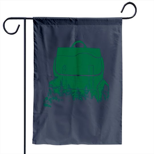 Discover Hiking Backpacker Garden Flag