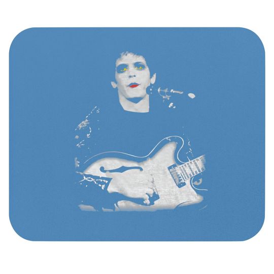 Discover Lou Reed Unisex Mouse Pads: Bleached Photo