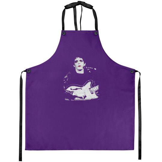 Discover Lou Reed Unisex Aprons: Bleached Photo