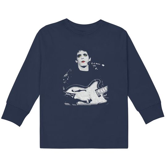 Discover Lou Reed Unisex  Kids Long Sleeve T-Shirts: Bleached Photo