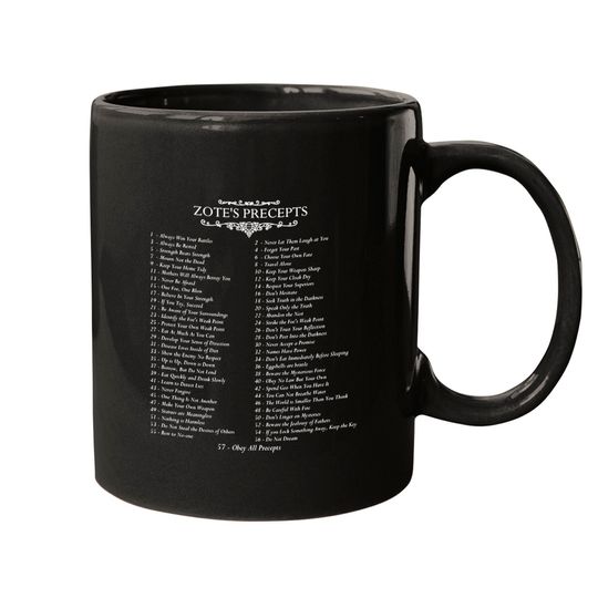 Discover The 57 Precepts of Zote - Hollow Knight - Mugs