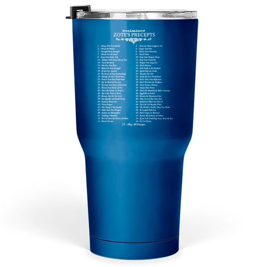 Discover The 57 Precepts of Zote - Hollow Knight - Tumblers 30 oz