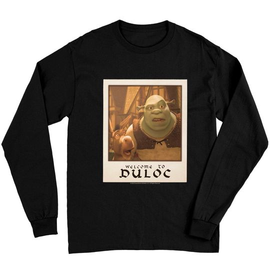 Discover Shrek Welcome To Duloc Shrek And Donkey Polaroid Long Sleeves
