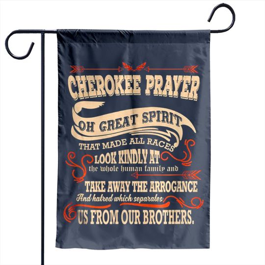 Discover Cherokee Native American Prayer Garden Flag
