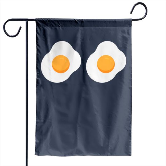 Discover Funny Fried Egg Omelette Bikini Costume Garden Flag