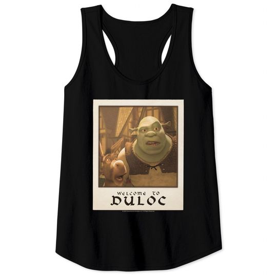 Discover Shrek Welcome To Duloc Shrek And Donkey Polaroid Tank Tops