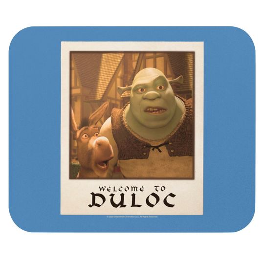 Discover Shrek Welcome To Duloc Shrek And Donkey Polaroid Mouse Pads