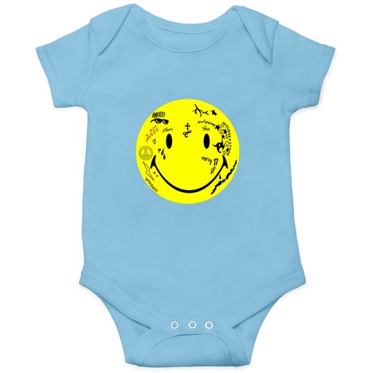 Discover Lil Wayne Tattoo Smiley Onesie