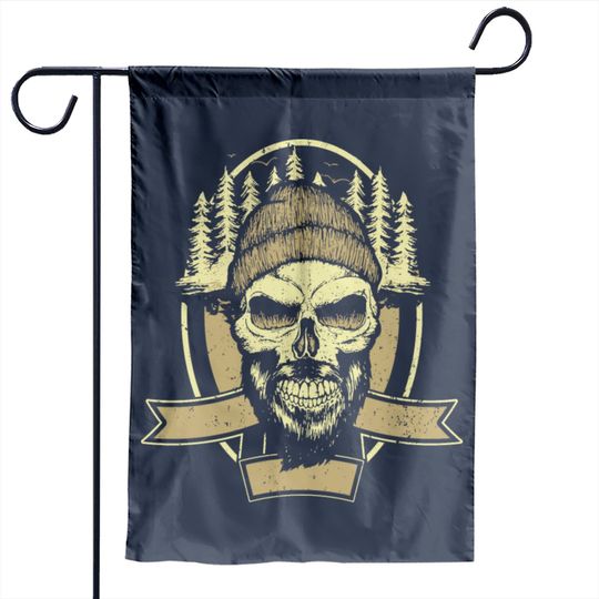 Discover Logger Lumberjack Gift Chain Saw Forest Wood Ax Garden Flag