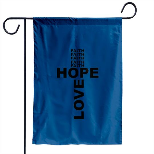 Discover Faith Hope Love Garden Flag