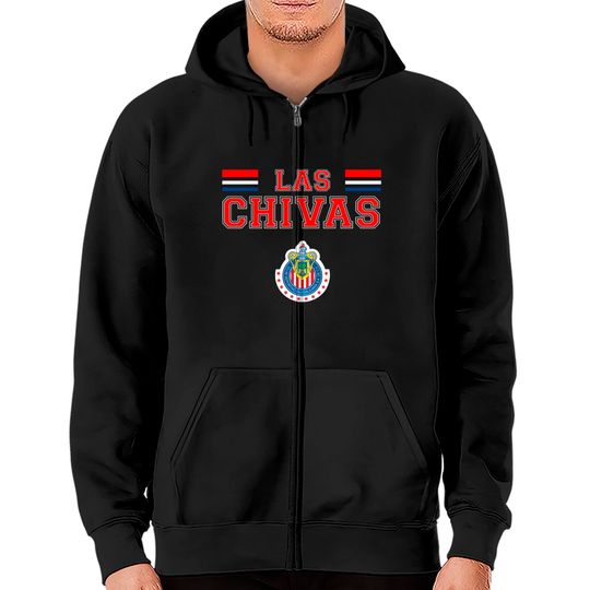 Discover Las Chivas De Guadalajara Mexican Soccer Team Zip Hoodies