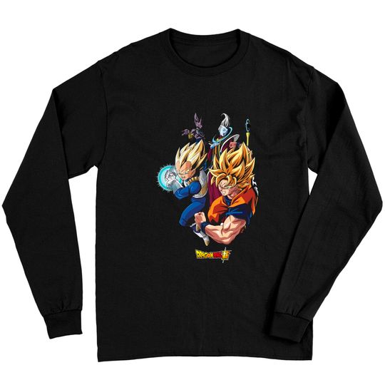 Discover Dragon Ball Z Character Crew Neck Long Sleeves