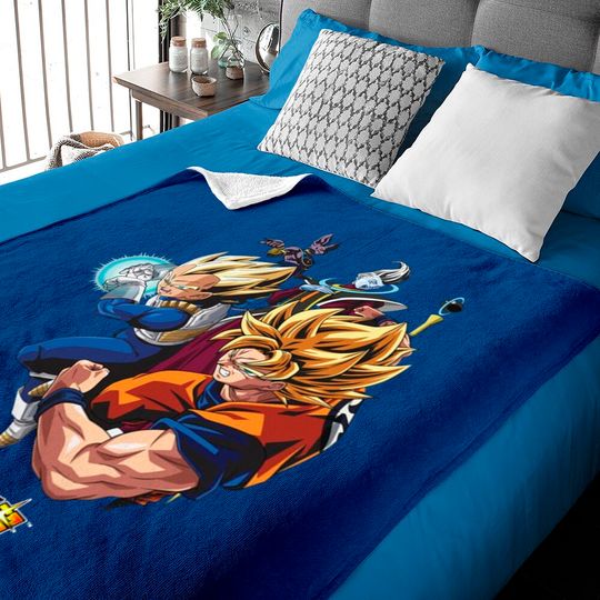 Discover Dragon Ball Z Character Crew Neck Baby Blankets