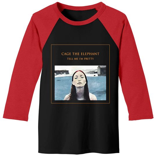 Discover Cage The Elephant Tell Me I'm Pretty 2016 Tour Black Baseball Tees