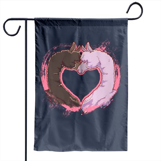 Discover Alpaca Lover Heart Love Couple Goals Happy Garden Flag