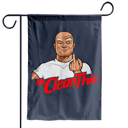 Discover Clean Garden Flag