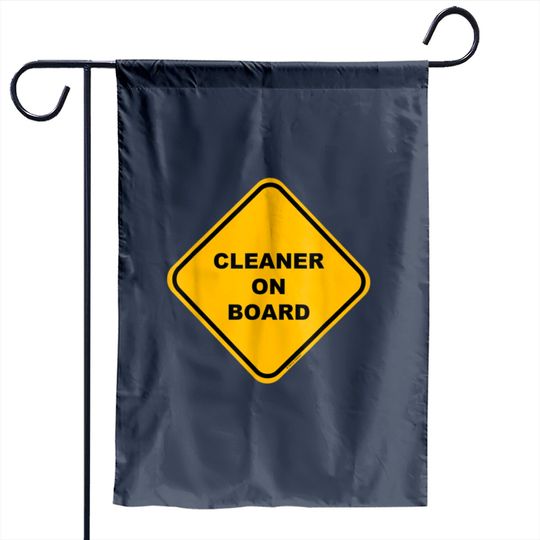 Discover Cleaner On Board Cleaning Crew Gifts Housekeeping Garden Flag