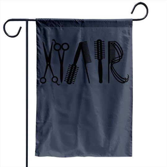 Discover Hair Stylist's Tools (b, 1c) Garden Flag