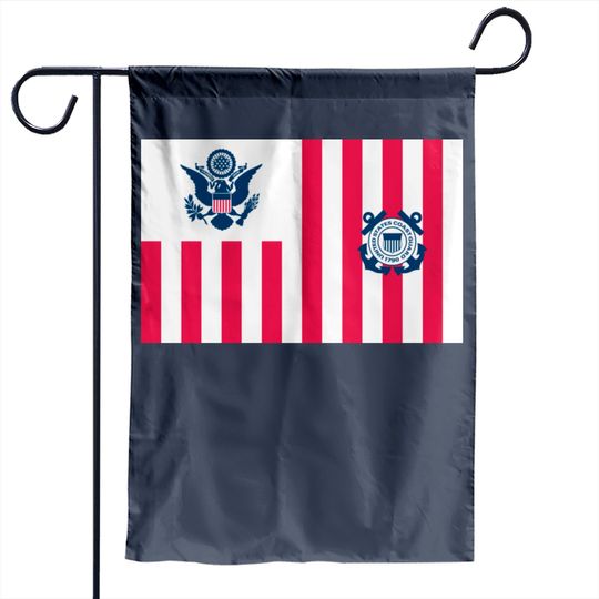 Discover Coast Guard Ensign Garden Flag