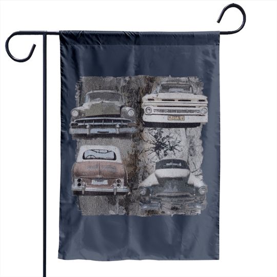 Discover Oldtimer Composition (1) Garden Flag
