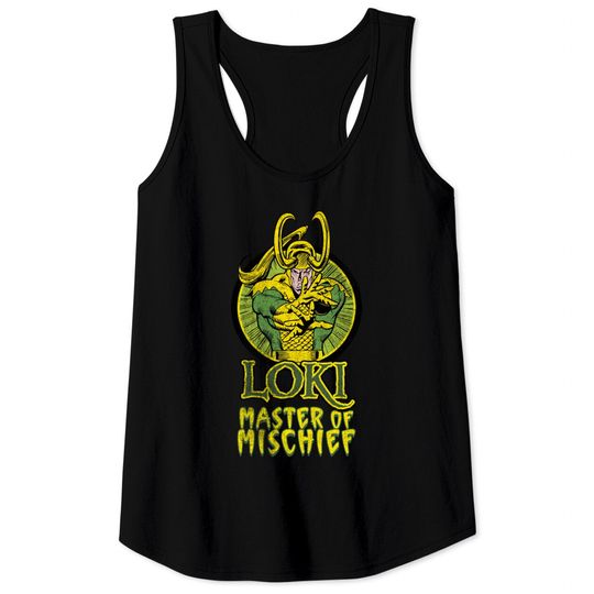 Discover Loki Master of Mischief Tank Tops