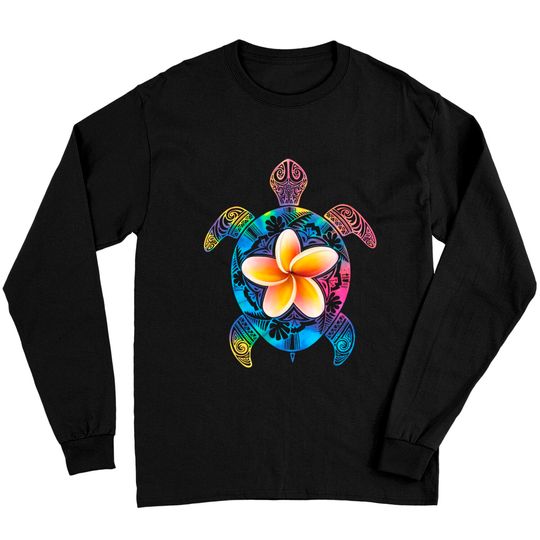 Discover Hawaiian Tie Dye Sea Turtle, Hawaii shirt for men and women Long Sleeve