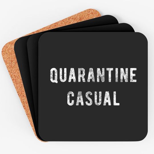 Discover Quarantine Casual Coaster Funny Social Distancing Novelty Coaster