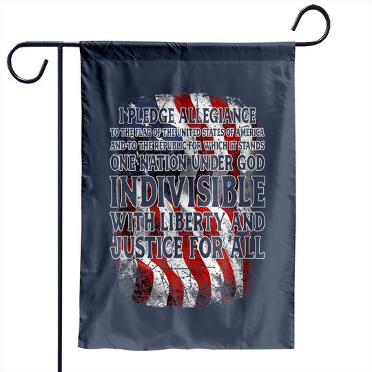 Discover Pledge Allegiance To The Flag Usa Garden Flag