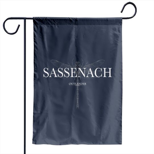 Discover Outlander Sassenach Dragon Fly Line Art Garden Flag