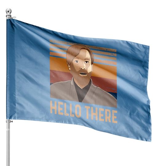 Discover Obi Wan Kenobi Hello There House Flag